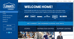 Desktop Screenshot of career.rona.ca